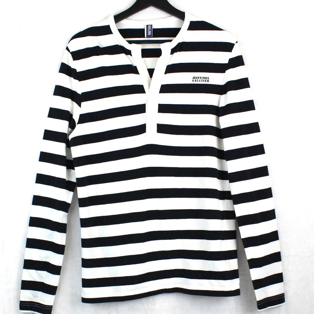 Jean Paul Gaultier Striped Long Sleeve Shirt Womens (L)